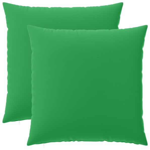 vidaXL Poťah na podložku 2 pcs HEERLEN Zelená 65 x 65 cm Polyester – Obrázok 2