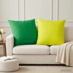 vidaXL Poťah na podložku 6 pcs HEERLEN Zelená 65 x 65 cm Polyester