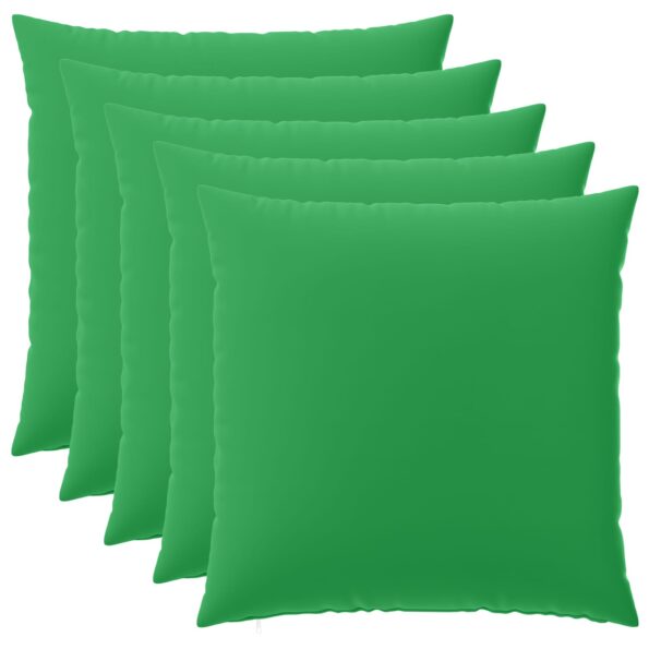 vidaXL Poťah na podložku 6 pcs HEERLEN Zelená 65 x 65 cm Polyester – Obrázok 2