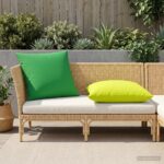 vidaXL Poťah na podložku 6 pcs HEERLEN Zelená 65 x 65 cm Polyester – Obrázok 3