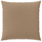 vidaXL Poťah na podložku 2 ks HEERLEN Sivohnedá 65 x 65 cm Polyester – Obrázok 4