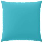 vidaXL Poťah na podložku 6 pcs HEERLEN Tyrkysová 65 x 65 cm Polyester – Obrázok 4