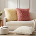 vidaXL Poťah na podložku 2 pcs HEERLEN Ružová 65 x 65 cm PV fleece