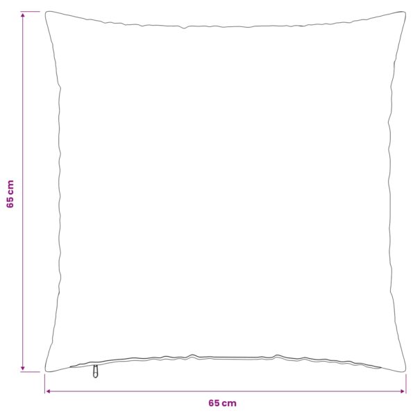 vidaXL Poťah na podložku 2 pcs HEERLEN Ružová 65 x 65 cm PV fleece – Obrázok 10