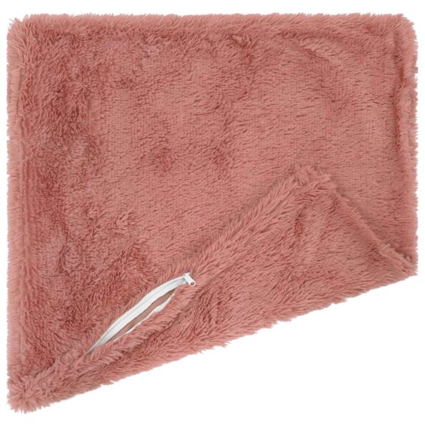 vidaXL Poťah na podložku 2 pcs HEERLEN Ružová 65 x 65 cm PV fleece – Obrázok 4