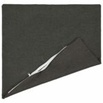 vidaXL Poťah na podložku 6 ks HEERLEN Tmavosivá 70 x 70 cm Látka – Obrázok 3