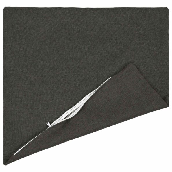 vidaXL Poťah na podložku 6 ks HEERLEN Tmavosivá 70 x 70 cm Látka – Obrázok 3