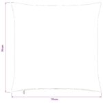vidaXL Poťah na podložku 2 pcs HEERLEN Svetlosivá 70 x 70 cm manšestr – Obrázok 9