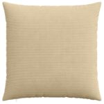 vidaXL Poťah na podložku 2 pcs HEERLEN Zelená šedá 80 x 80 cm manšestr – Obrázok 2