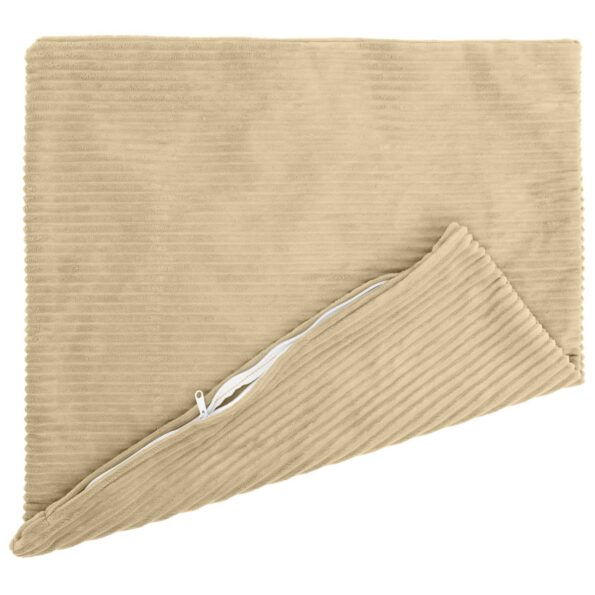 vidaXL Poťah na podložku 2 pcs HEERLEN Zelená šedá 80 x 80 cm manšestr – Obrázok 3