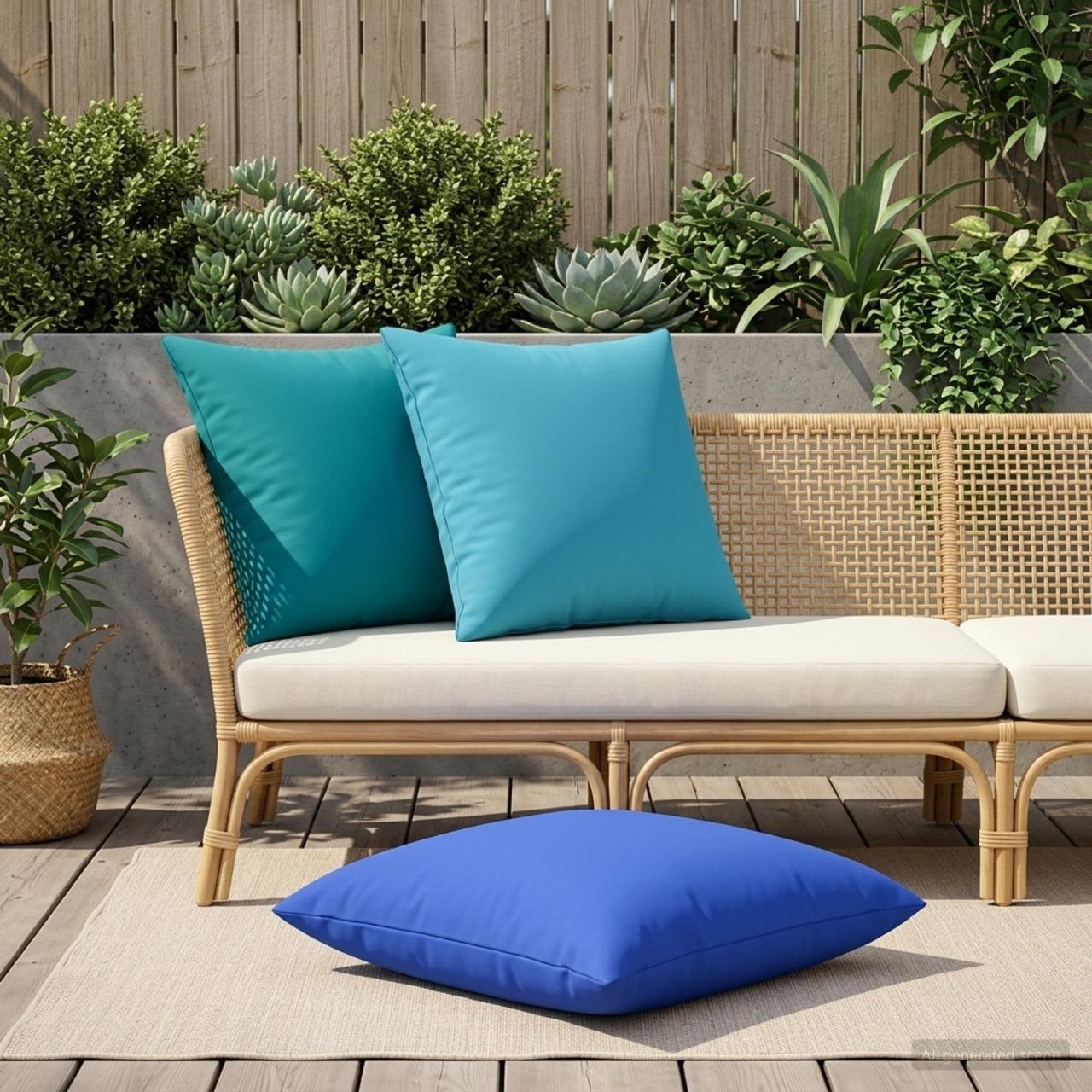 913670_1.jpg vidaXL Poťah na podložku 6 pcs HEERLEN Svetlomodrá 80 x 80 cm – Obrázok 1