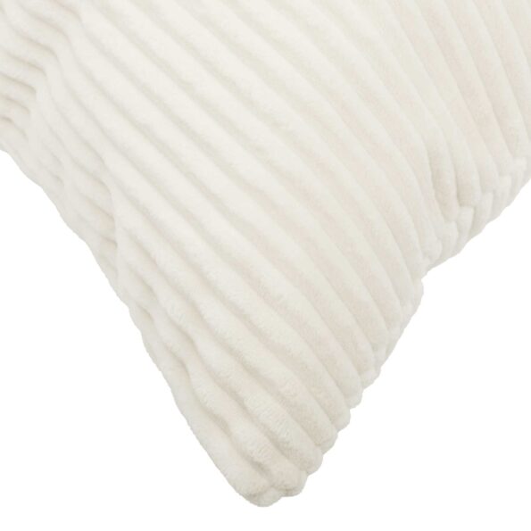 vidaXL Poťah na podložku 2 pcs ALMELO Krémová 30 x 50 cm manšestr – Obrázok 4