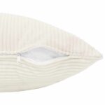 vidaXL Poťah na podložku 2 pcs ALMELO Krémová 30 x 50 cm manšestr – Obrázok 5
