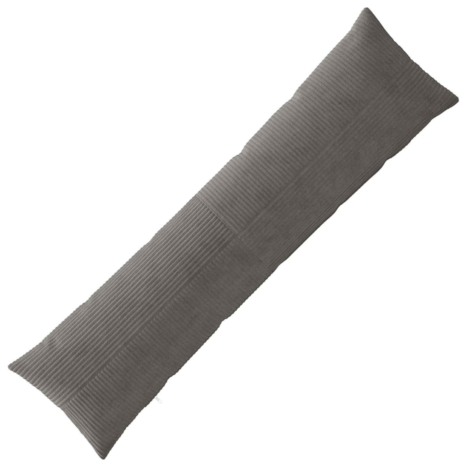 914295_1.jpg vidaXL Poťah na podložku ALMELO Tmavosivá 40 x 145 cm manšestr – Obrázok 1