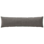 vidaXL Poťah na podložku ALMELO Tmavosivá 40 x 145 cm manšestr – Obrázok 2