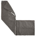 vidaXL Poťah na podložku ALMELO Tmavosivá 40 x 145 cm manšestr – Obrázok 3