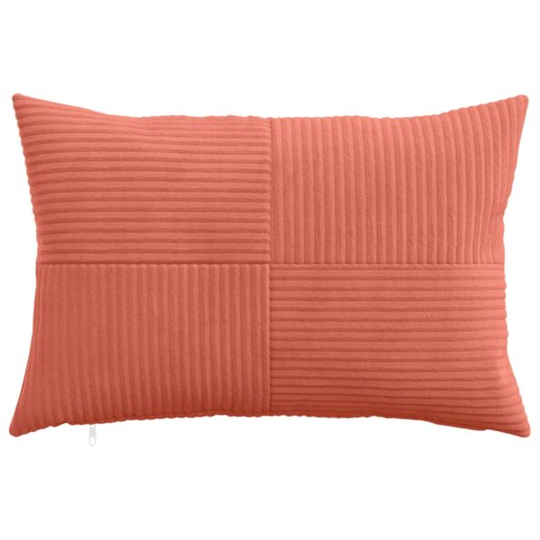 vidaXL Poťah na podložku 2 pcs ALMELO Červenooranžová 40 x 60 cm – Obrázok 2