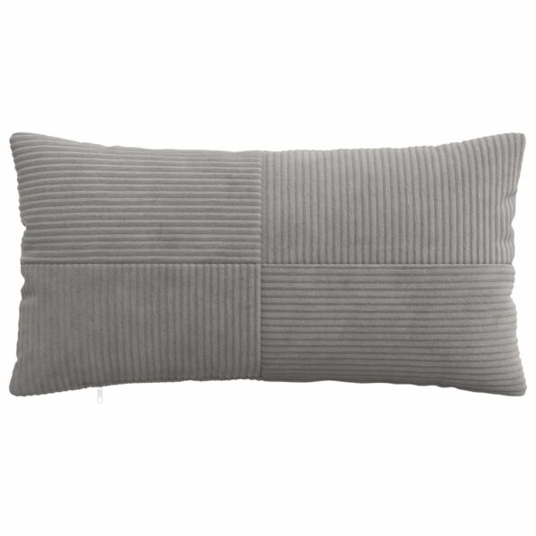 vidaXL Poťah na podložku 6 pcs ALMELO Svetlosivá 40 x 80 cm manšestr – Obrázok 2