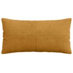 vidaXL Poťah na podložku 2 pcs ALMELO Žltá 40 x 80 cm manšestr – Obrázok 2