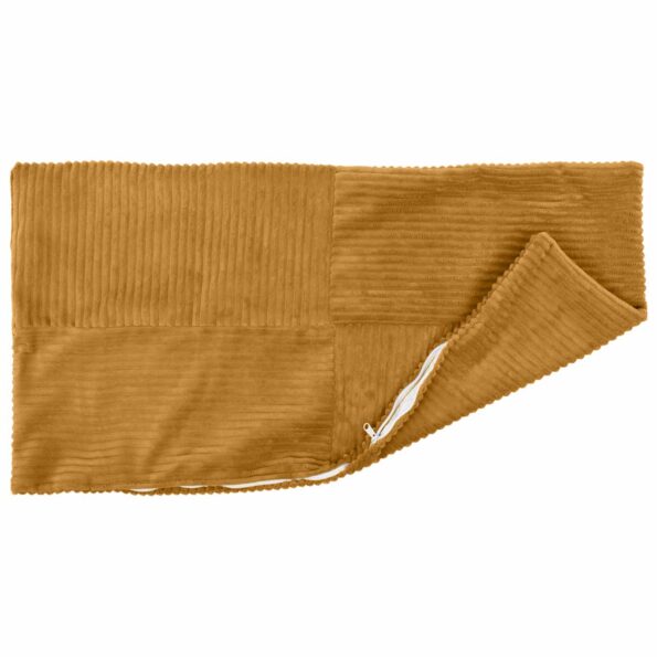 vidaXL Poťah na podložku 2 pcs ALMELO Žltá 40 x 80 cm manšestr – Obrázok 3