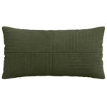 vidaXL Poťah na podložku 6 pcs ALMELO Zelená 40 x 80 cm manšestr – Obrázok 2