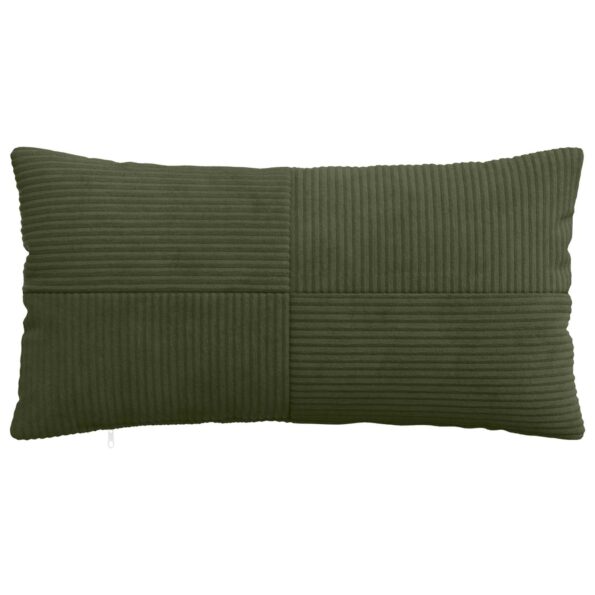 vidaXL Poťah na podložku 6 pcs ALMELO Zelená 40 x 80 cm manšestr – Obrázok 2