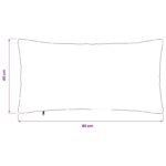 vidaXL Poťah na podložku 6 pcs ALMELO Zelená 40 x 80 cm manšestr – Obrázok 9