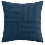 vidaXL Poťah na podložku 2 pcs ALMELO Námornícka modrá 45 x 45 cm – Obrázok 2