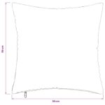 vidaXL Poťah na podložku 6 pcs ALMELO Červenooranžová 50 x 50 cm – Obrázok 9