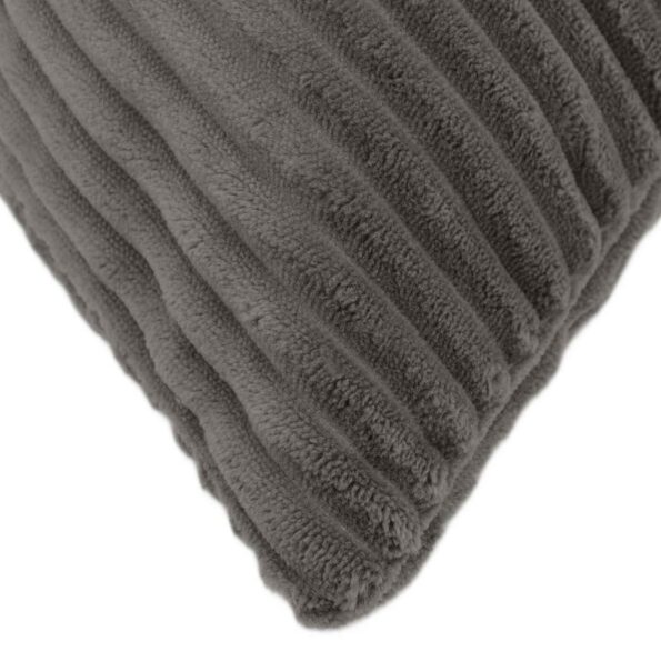 vidaXL Poťah na podložku 6 pcs ALMELO Tmavosivá 50 x 75 cm manšestr – Obrázok 4