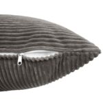 vidaXL Poťah na podložku 6 pcs ALMELO Tmavosivá 50 x 75 cm manšestr – Obrázok 5