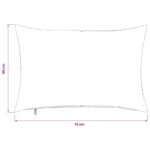 vidaXL Poťah na podložku 6 pcs ALMELO Tmavosivá 50 x 75 cm manšestr – Obrázok 9