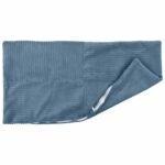 vidaXL Poťah na podložku 6 pcs ALMELO Modrá 50 x 75 cm manšestr – Obrázok 3