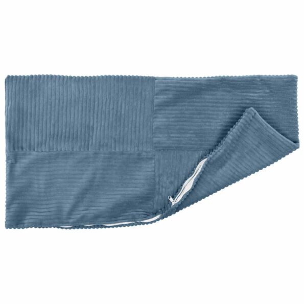 vidaXL Poťah na podložku 6 pcs ALMELO Modrá 50 x 75 cm manšestr – Obrázok 3