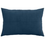 vidaXL Poťah na podložku 2 pcs ALMELO Námornícka modrá 50 x 75 cm – Obrázok 2