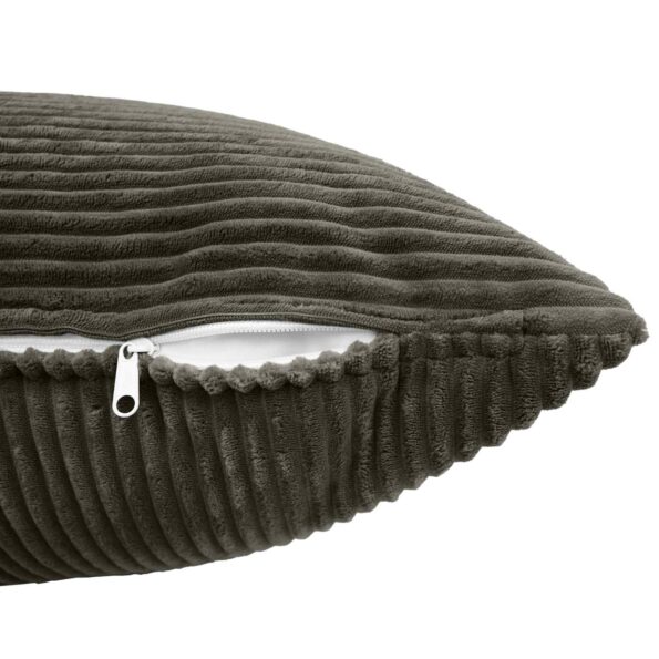vidaXL Poťah na podložku 6 pcs ALMELO Antracitová 50 x 80 cm manšestr – Obrázok 5