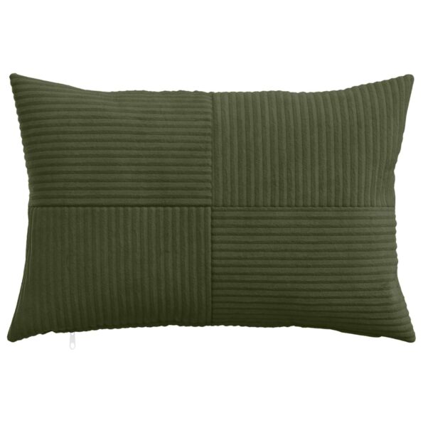 vidaXL Poťah na podložku 2 pcs ALMELO Zelená 50 x 80 cm manšestr – Obrázok 2
