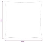vidaXL Poťah na podložku 6 pcs ALMELO Krémová 60 x 60 cm manšestr – Obrázok 9