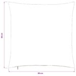vidaXL Poťah na podložku 2 pcs ALMELO Červenooranžová 80 x 80 cm – Obrázok 9