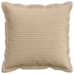 vidaXL Poťah na podložku 2 ks HOUTEN Sivohnedá 30 x 30 cm manšestr – Obrázok 2