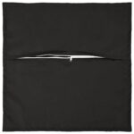 vidaXL Poťah na podložku 6 ks HOUTEN Čierna 30 x 30 cm Polyester – Obrázok 4