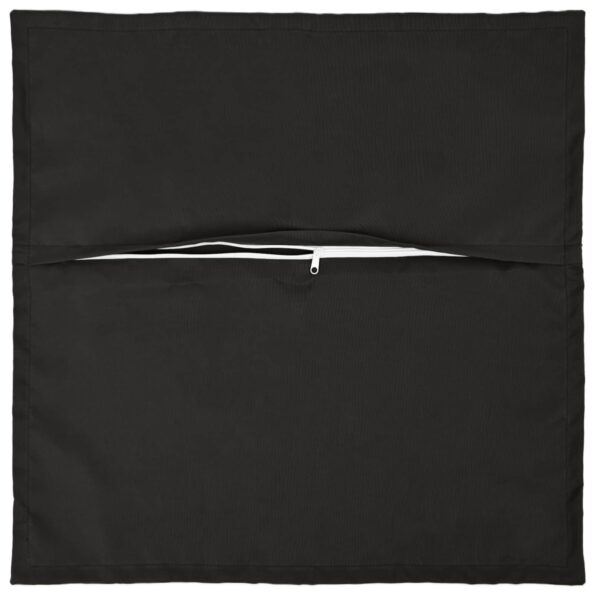 vidaXL Poťah na podložku 6 ks HOUTEN Čierna 30 x 30 cm Polyester – Obrázok 4