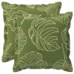 vidaXL Poťah na podložku 2 ks HOUTEN Design s listami 30 x 30 cm – Obrázok 2