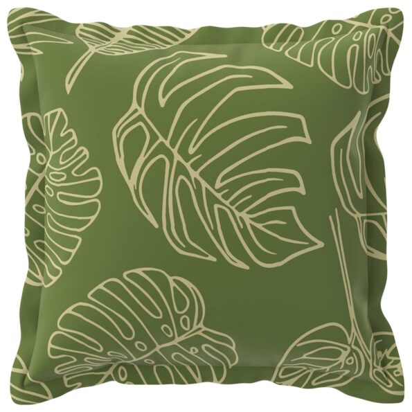 vidaXL Poťah na podložku 2 ks HOUTEN Design s listami 30 x 30 cm – Obrázok 3
