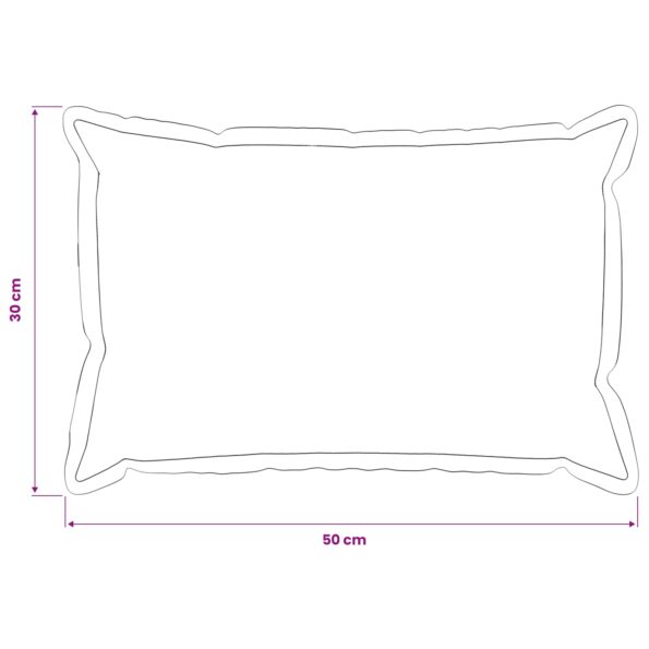 vidaXL Poťah na podložku 2 pcs HOUTEN Víno červené 30 x 50 cm – Obrázok 8