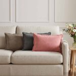 vidaXL Poťah na podložku 2 pcs HOUTEN Ružová 30 x 50 cm Zamat