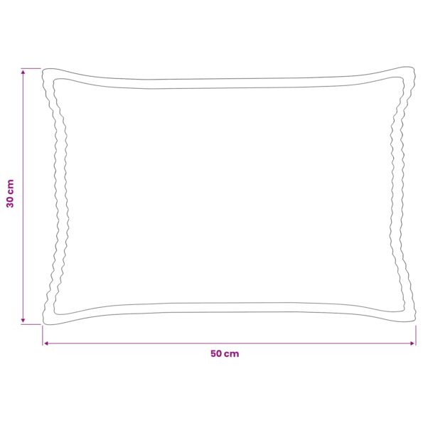 vidaXL Poťah na podložku 6 ks HOUTEN Antracitová 30 x 50 cm manšestr – Obrázok 8