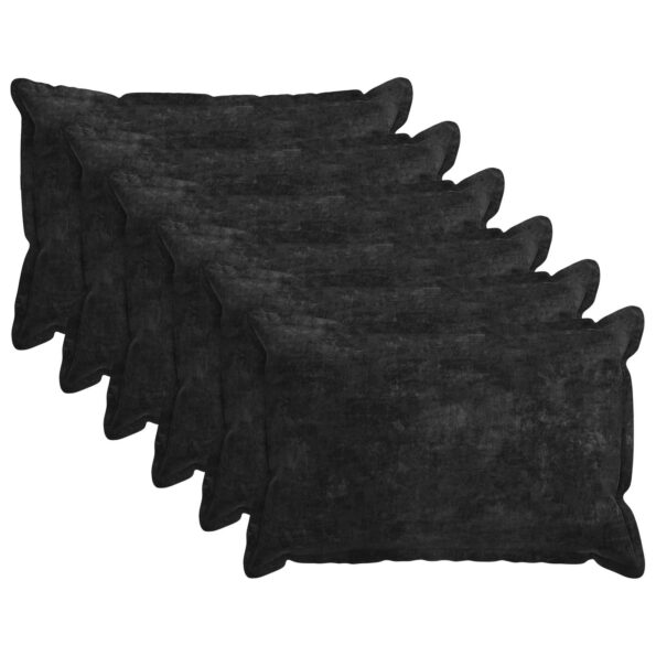 vidaXL Poťah na podložku 6 ks HOUTEN Antracitová 30 x 50 cm – Obrázok 2