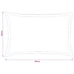 vidaXL Poťah na podložku 6 ks HOUTEN Béžová 30 x 50 cm Polyester – Obrázok 10