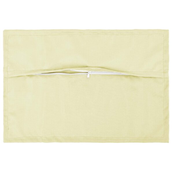 vidaXL Poťah na podložku 2 ks HOUTEN Krémová 30 x 50 cm Polyester – Obrázok 4